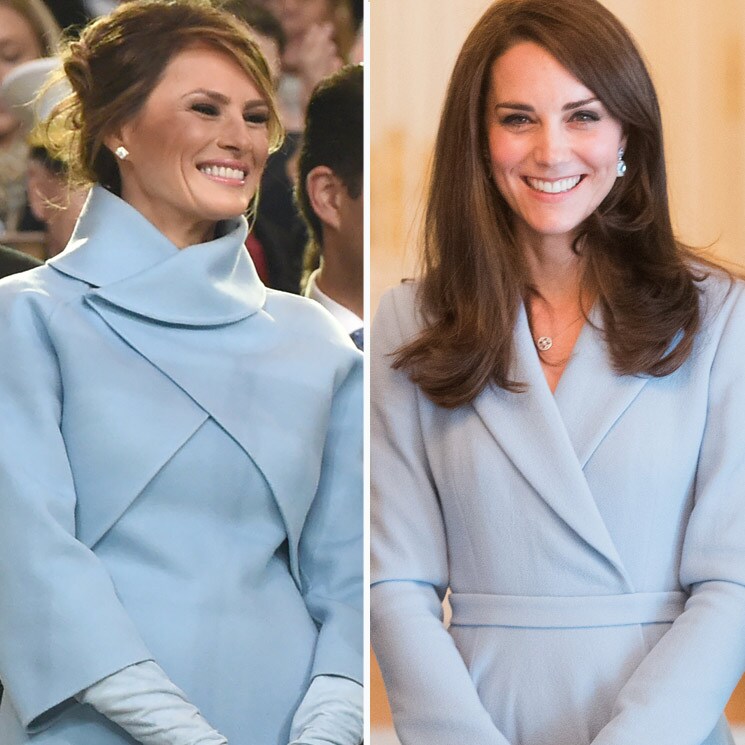 ‘Tiffany blue’, ¿quién lo lleva mejor Kate Middleton o Melania Trump?