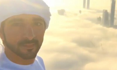 El aventurero Príncipe Heredero de Dubai ha publicado un video en Instagram que, de seguro, te quitará el aliento