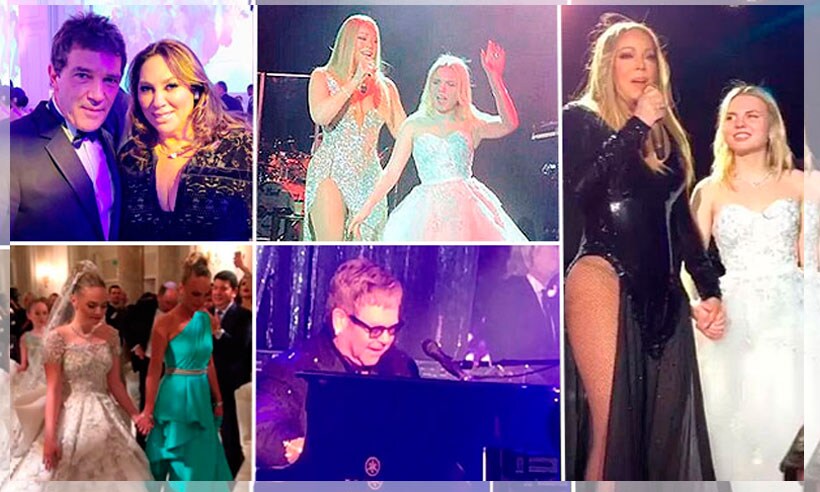 Billonario ruso organiza tremenda boda para su nieta con estrellas como Elton John y Mariah Carey