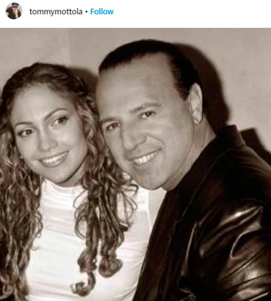 El cariñoso mensaje del esposo de Thalía, Tommy Mottola, a Jennifer Lopez