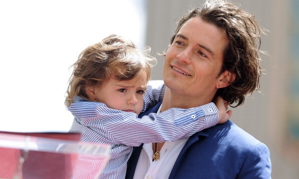 Actor orlando bloom bring his favorite littel guy, son flynn bloom, to attend the ceremony honoring bloom's star on the hollywood walk of fame.</p><p>		Photo:  Axelle/Bauer-Griffin