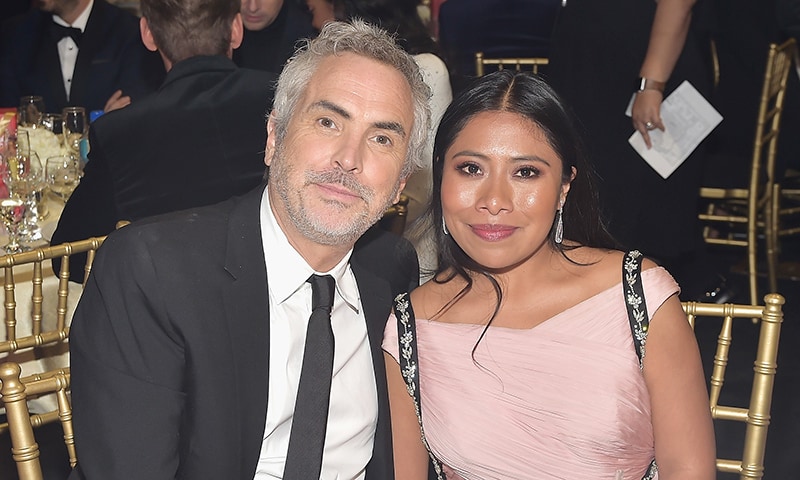 Alfonso Cuarón y Yalitza Aparicio