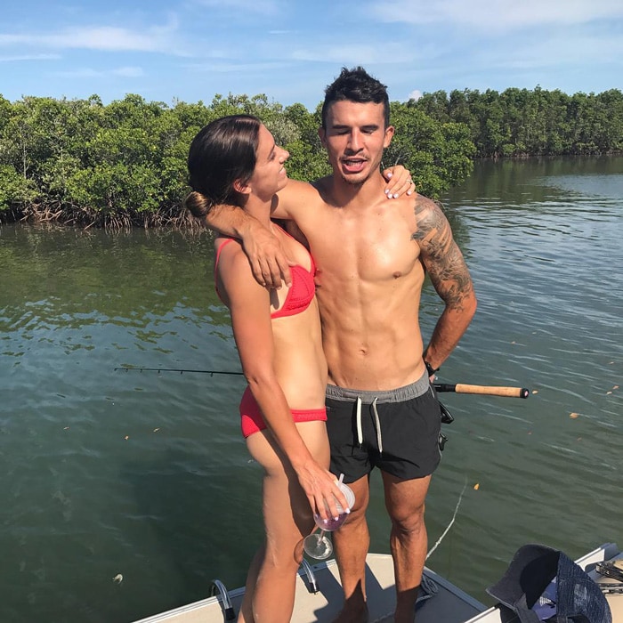 Alex Morgan Serv Carrasco Instagram Fishing A 