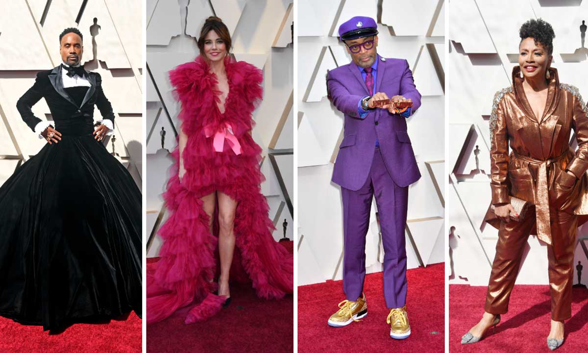 From Billy Porter’s tux-gown to Linda Cardellini’s pink ruffled dress, see the most extravagant looks from the Oscars 2019 red carpet
