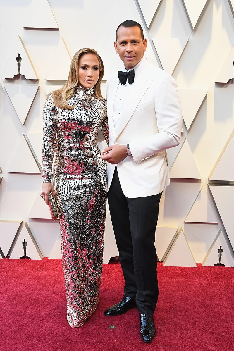 Jennifer Lopez and Alex Rodriguez at the Oscars