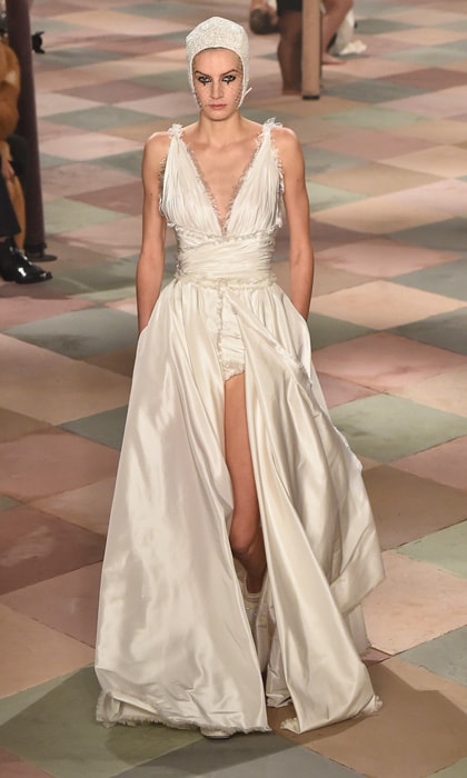 Lady Gaga rocks Dior haute couture dress at SAG Awards