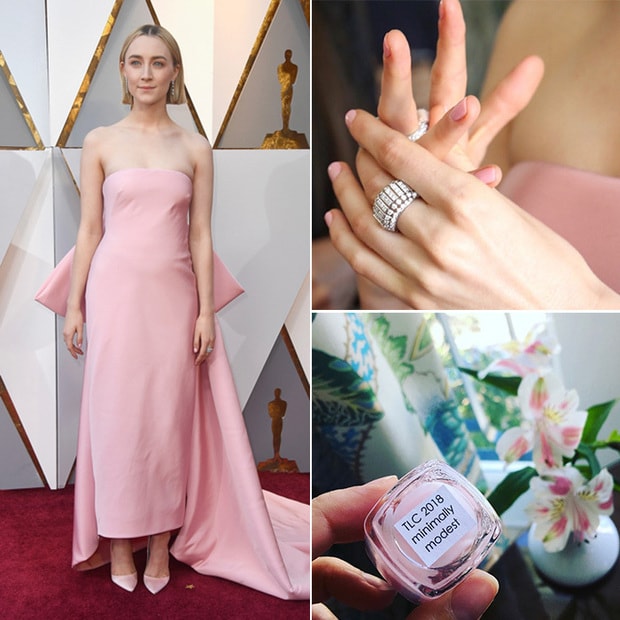 what color nail polish with light pink dress