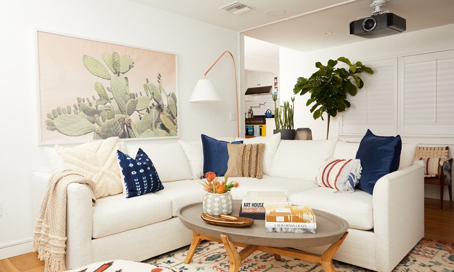 Gina Rodriguez redecorates her living room on a budget and we're ...