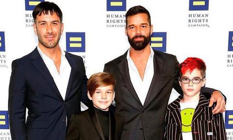 La bonita familia de Ricky Martin y Jwan Yosef