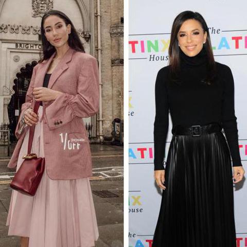 Pleated Skirts Are A Hot Celebrity Fashion Trend For 2020 Photo 1