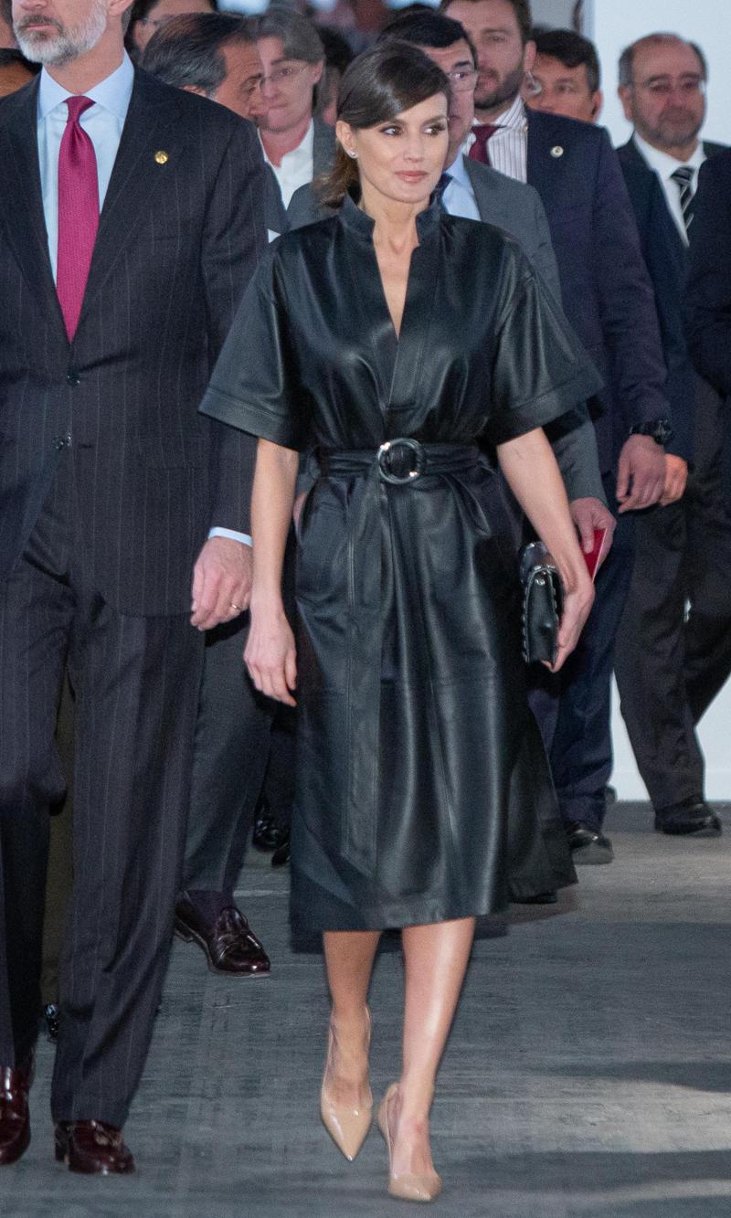 Queen Letizia's rock chick dress gets updated by Ana de Armas