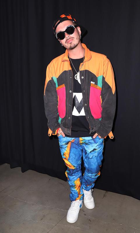 J Balvin's best colorful fashion moments - Photo 1