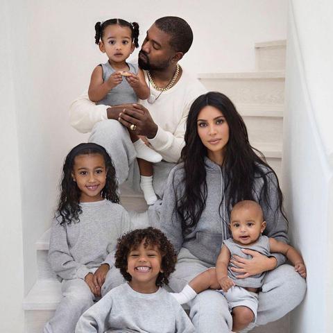 Kim Kardashian and Kanye West's kids' 