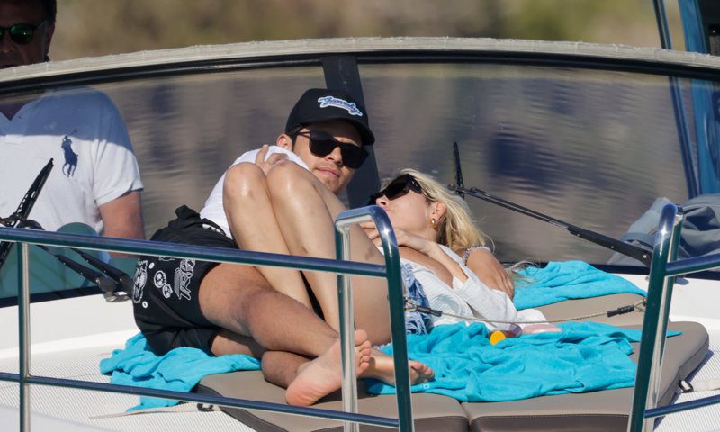 Danna Paola and Alex Hoyer in Ibiza